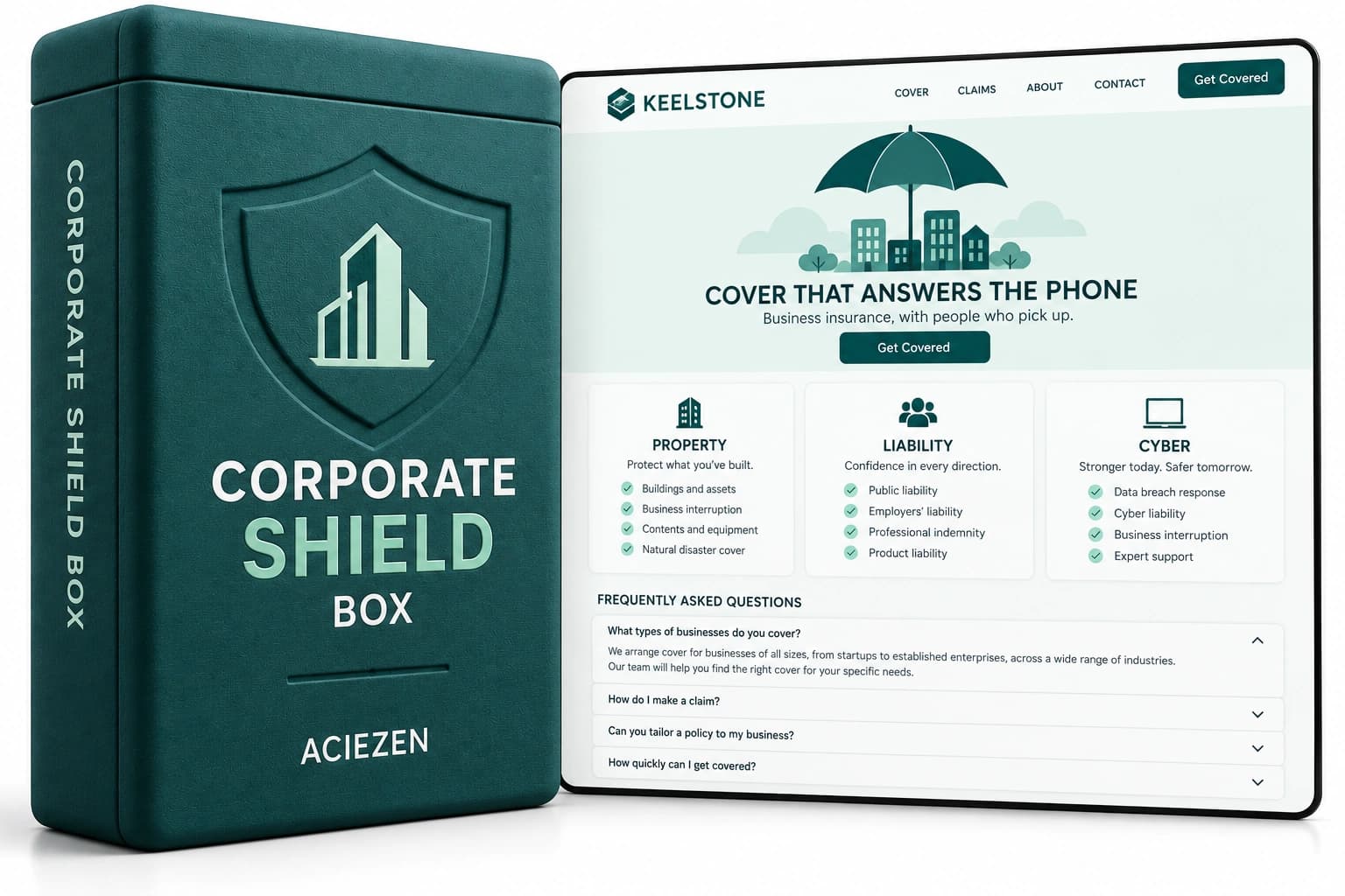 Corporate Shield Box view 1