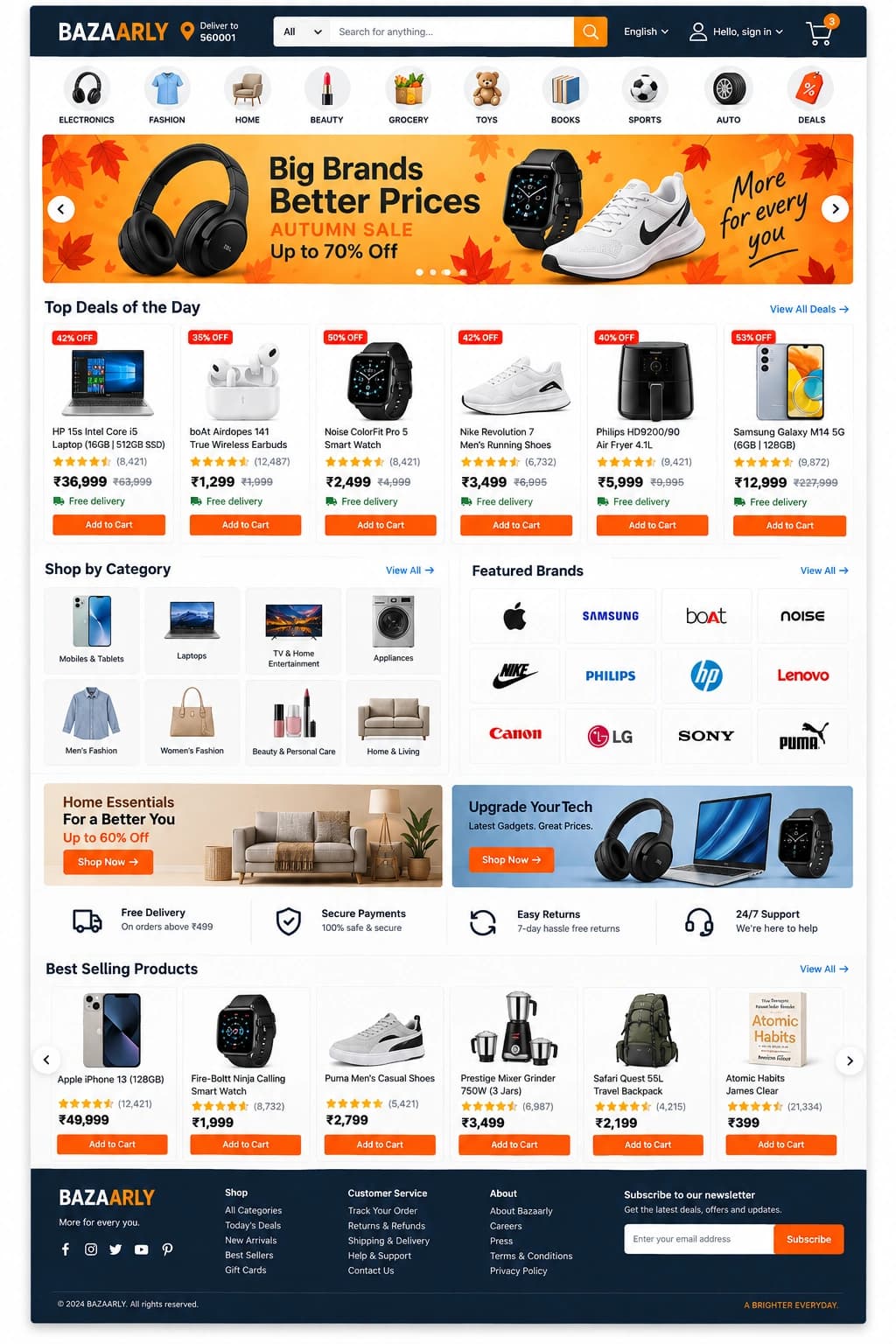 Shop Bazaar Box full page preview