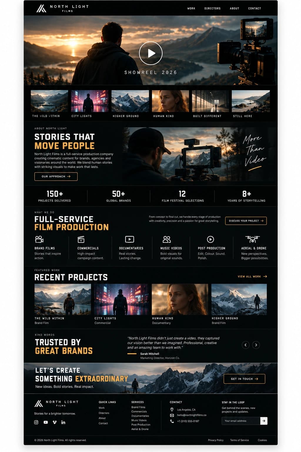 Agency Reel Box full page preview