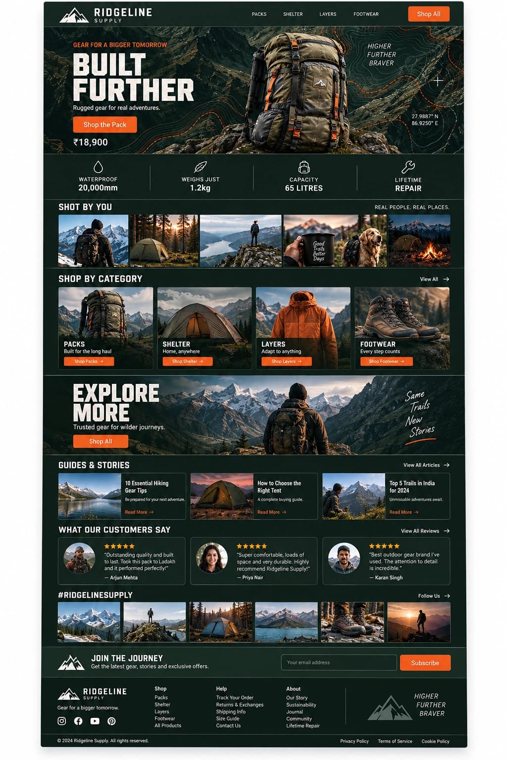 Shop Trail Box full page preview
