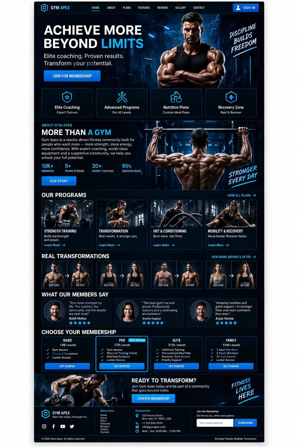 Gym Apex Box full page preview