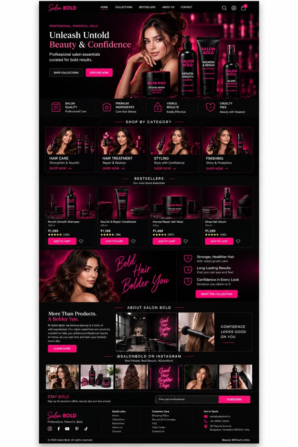 Salon Bold Box full page preview