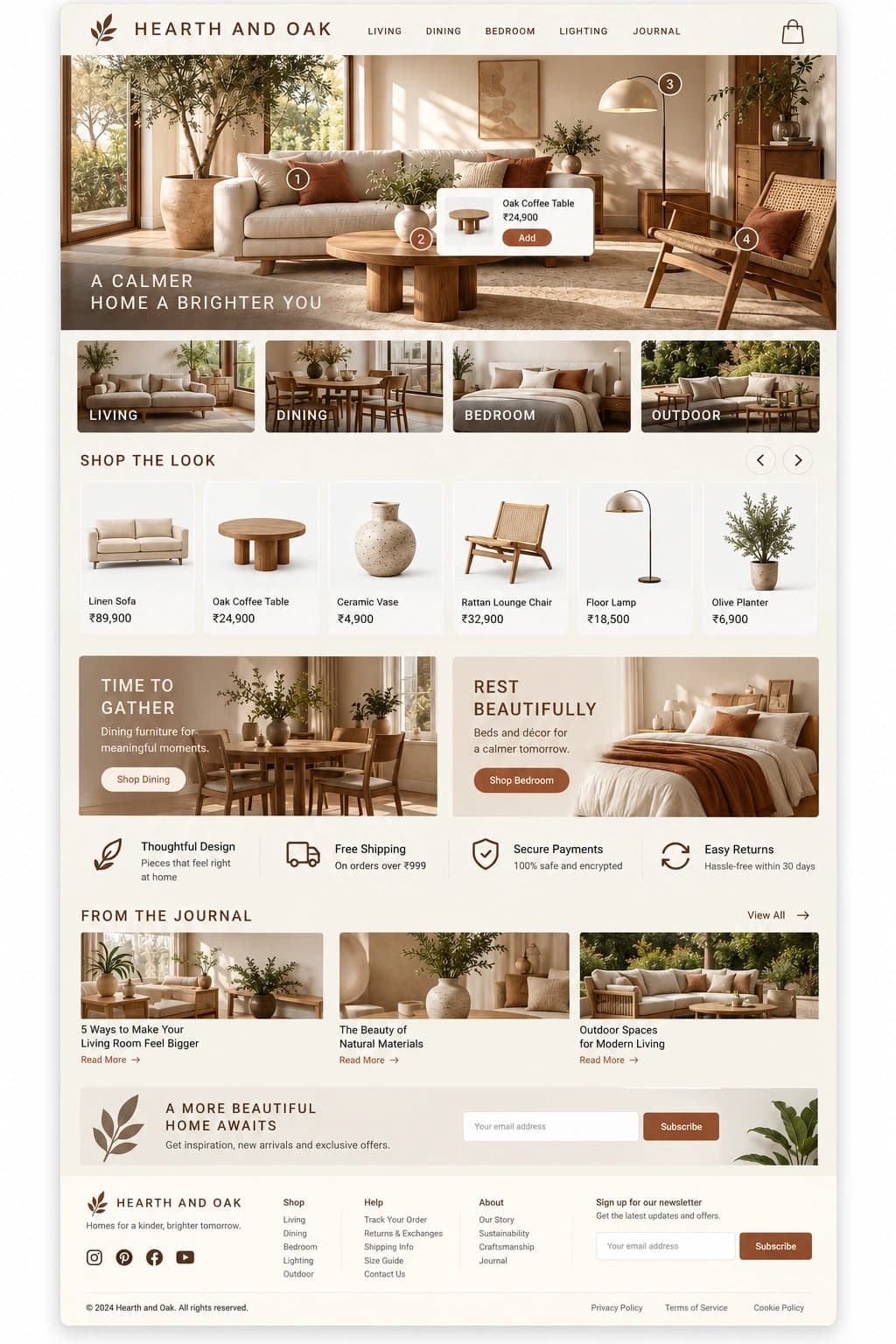 Shop Home Box full page preview