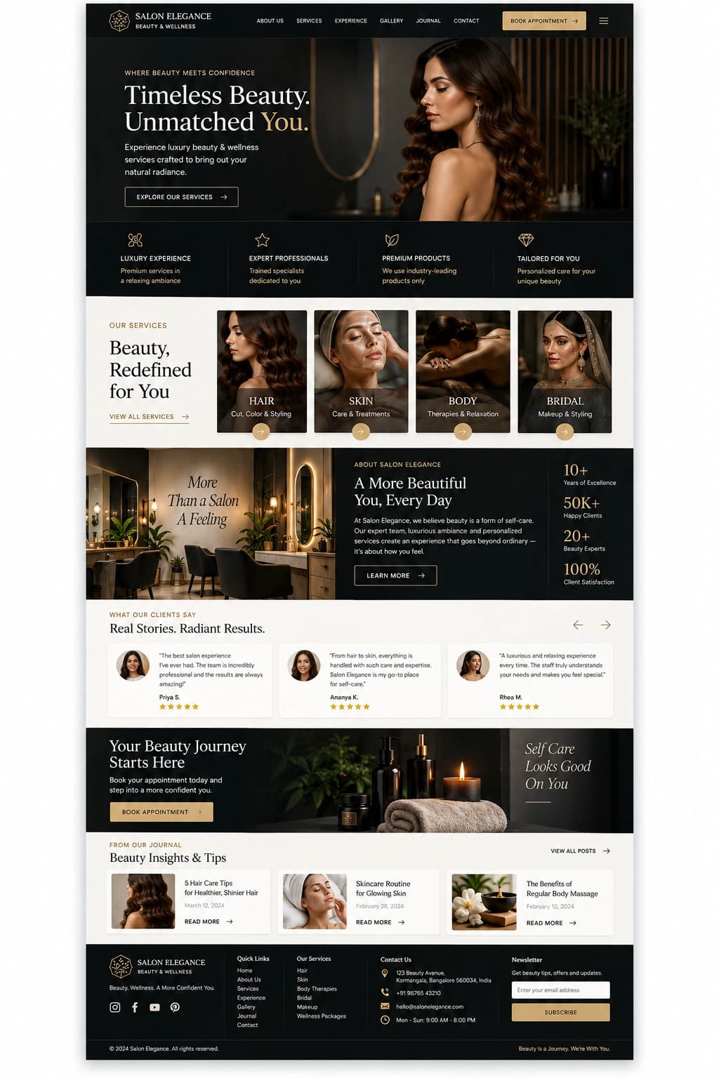 Salon Elegance Box full page preview